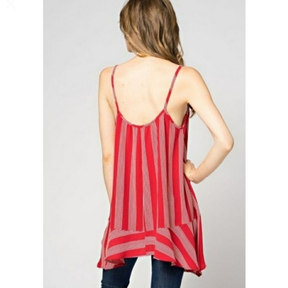 Red Stripes Cami - Picture 3 of 4